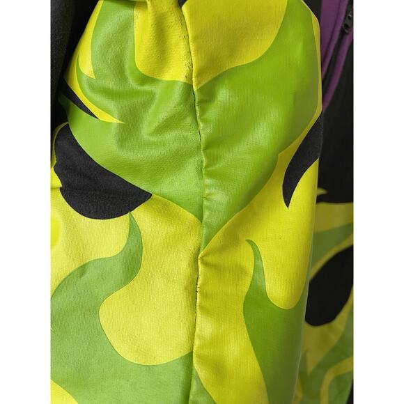 Disney Parks Women's Maleficent Black Flame Zip Up Hoodie with Horns size XXL - Picture 7 of 9